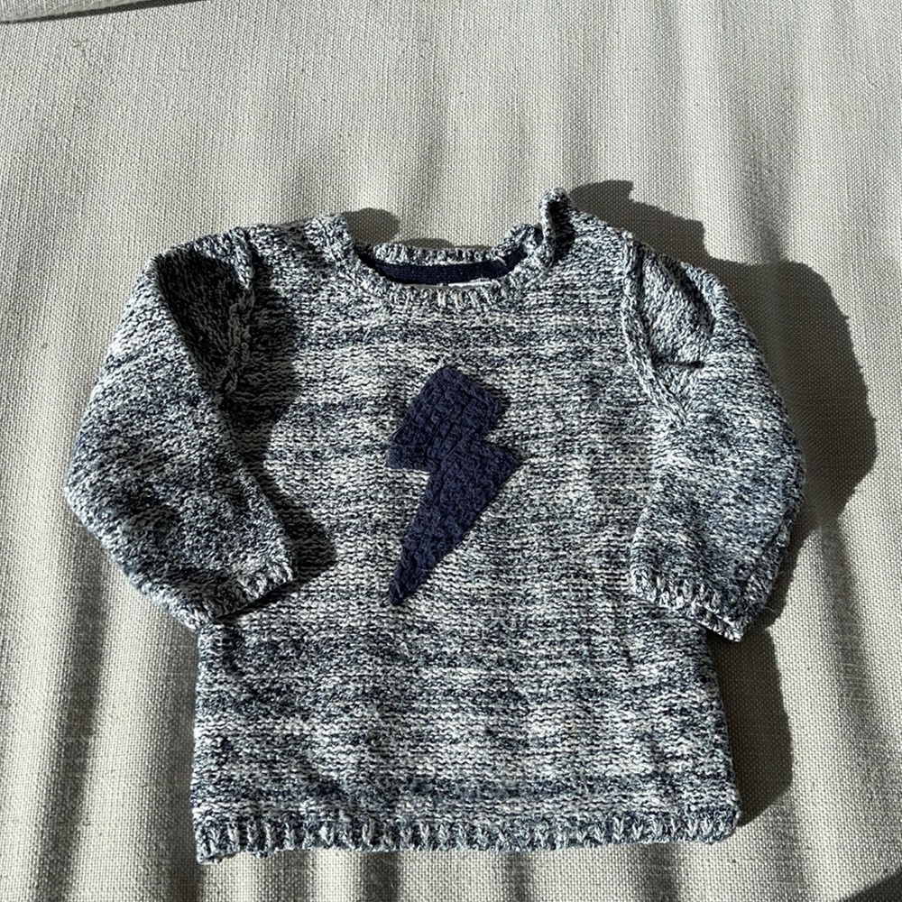 Zara Baby Boy Lightning Sweater